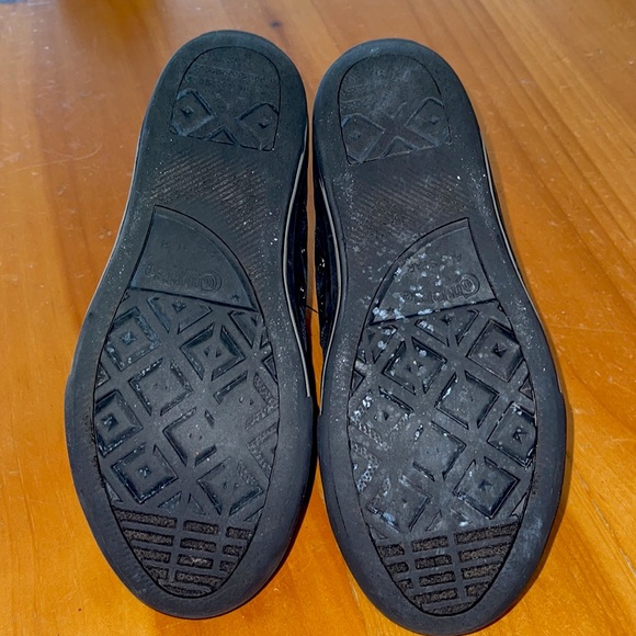 CONVERSE | Boys Black and Gray  High Top Converse All Star With Strap Size 3 - Picture 6 of 9